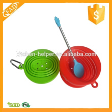 Small Spoon Silicone Head with Stainless Steel Handle